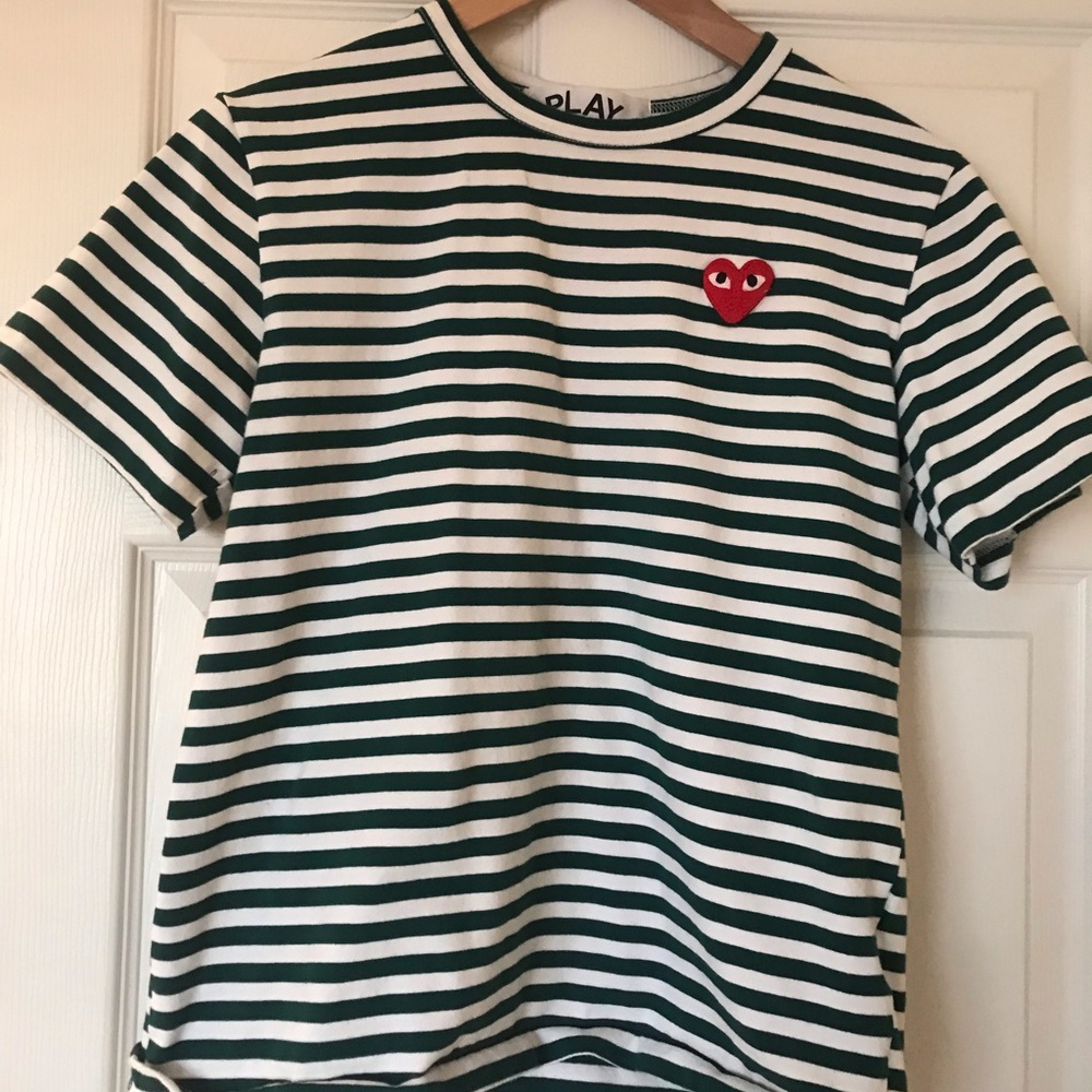 LAST CALL !! Come des Garçon striped shirt